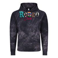 Cloud Black rodeo babe turquoise serape cowhide leopard Vintage Hoodie - Artiststas
