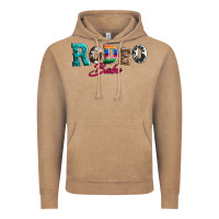 Vintage Coffee rodeo babe turquoise serape cowhide leopard Vintage Hoodie - Artiststas