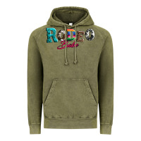 Vintage Olive rodeo babe turquoise serape cowhide leopard Vintage Hoodie - Artiststas