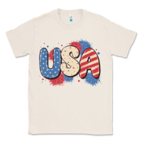 Natural usa Classic Tee - MaliasSmallBusiness