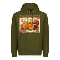 Army Green tis the season fall Premium Hoodie - TumblerDesignByShophia