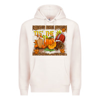 Pale Pink tis the season fall Premium Hoodie - TumblerDesignByShophia