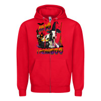 Red Moo I Mean Boo Holstein Cow Zipper Hoodie - LillyAllenDesigns