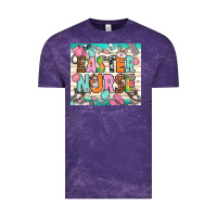 Cloud Purple easter nurse Vintage Tee - NancyCooperArtShop