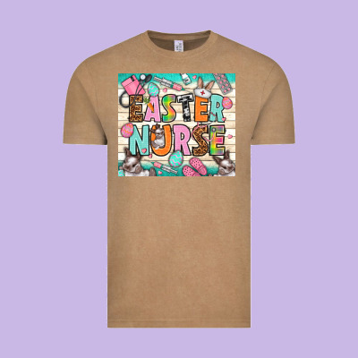 Easter Nurse Vintage Tee Designed By Nancycooperartshop