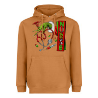 Meerkat Christmas Character Heavyweight Hoodie - NancyCooperArtShop