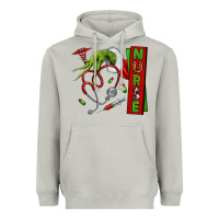 Moon Dust Christmas Character Heavyweight Hoodie - NancyCooperArtShop