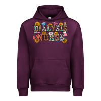 Mauve Wine dialysis nurse Urban Hoodie - OliviaCreatesArt