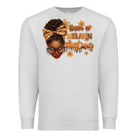Dove Grey Have a melanin Christmas afro woman Premium Sweatshirt - texasbilliewilder