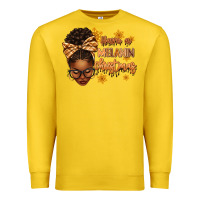 Lemon Have a melanin Christmas afro woman Premium Sweatshirt - texasbilliewilder
