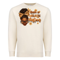 Sandshell Have a melanin Christmas afro woman Premium Sweatshirt - texasbilliewilder