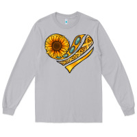 Moon Dust Childhood Cancer Awareness heart Long Sleeve Tee - NancyCooperArtShop