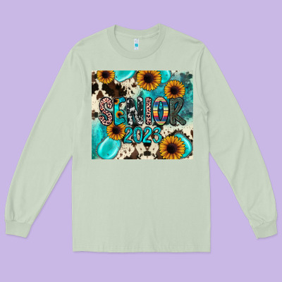 Senior 2023 Long Sleeve Tee Designed By Jahusdesignshop