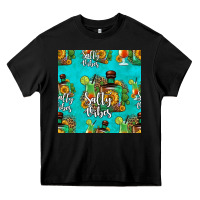 Salty Vibes Seamless Pattern Heavy Core Tee | Teevron