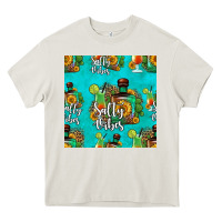 Cream salty vibes seamless pattern Heavy Core Tee - HRA Design Shop