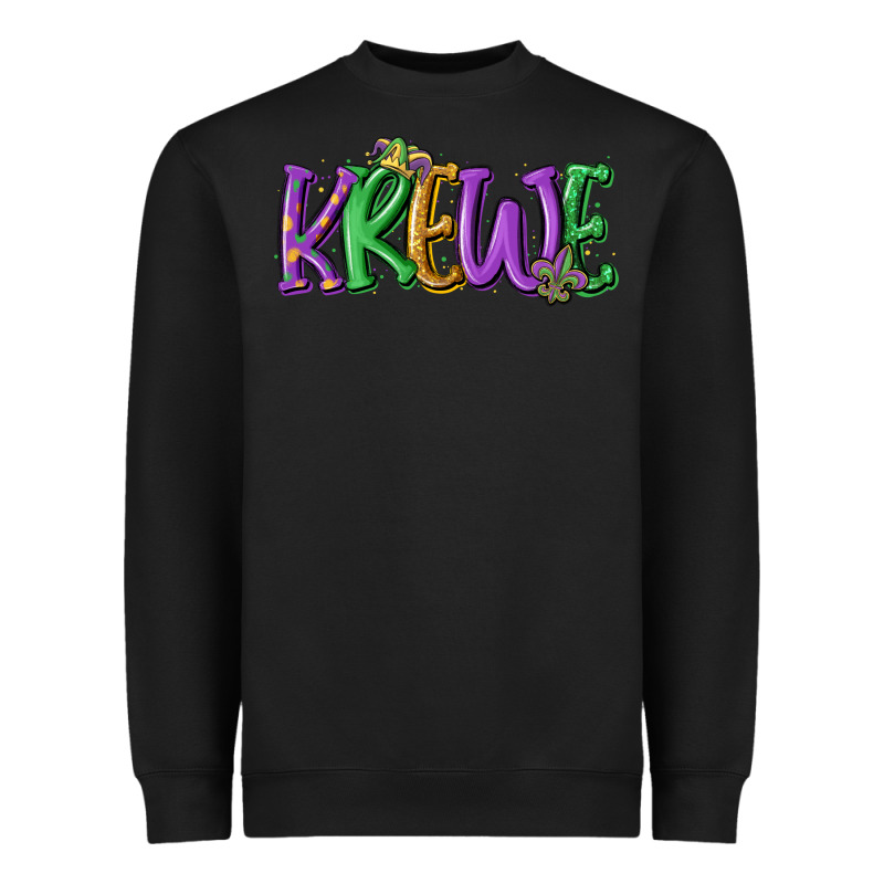 Mardi Gras Krewe Heavyweight Sweatshirt by MaliasSmallBusiness | Teevron
