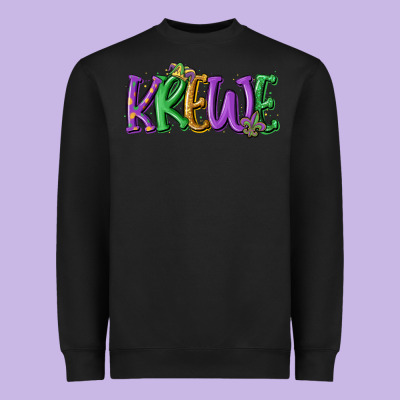 Mardi Gras Krewe Heavyweight Sweatshirt Designed By Maliassmallbusiness