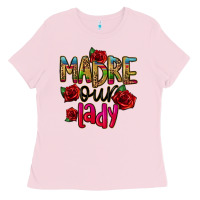 Bubblegum Pink madre our lady Ladies Tee - CTS Tumbler Store