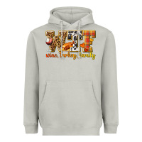 Moon Dust WTF Wine Turkey Family Heavyweight Hoodie - texasbilliewilder