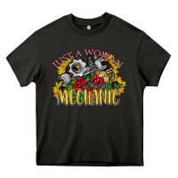 Asphalt just a woman who loves her mechanic Heavy Core Tee - SublimationCraftShop