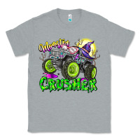Heather Grey Monster Crusher Classic Tee - CowhideDigitalArt