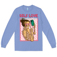 Colony Blue self love is the best love Long Sleeve Tee - MaliasSmallBusiness