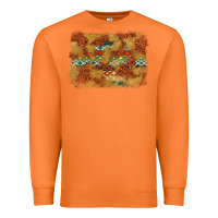 Carrot Aztec Background Pattern Western Premium Sweatshirt - texasbilliewilder