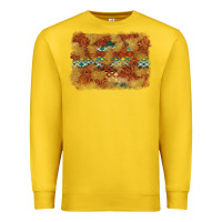 Lemon Aztec Background Pattern Western Premium Sweatshirt - texasbilliewilder