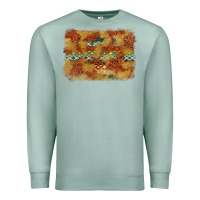 Seafoam Aztec Background Pattern Western Premium Sweatshirt - texasbilliewilder