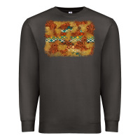 Smoke Aztec Background Pattern Western Premium Sweatshirt - texasbilliewilder