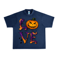 Navy Love Halloween Urban Heavy Tee - Jasminsmagicworld
