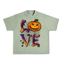 Oil Green Love Halloween Urban Heavy Tee - Jasminsmagicworld