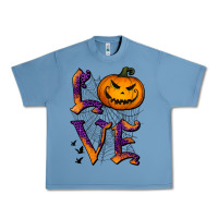 Pebble Blue Love Halloween Urban Heavy Tee - Jasminsmagicworld