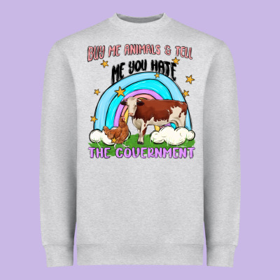 Buy Me Animals Malia Heavyweight Sweatshirt Designed By Maliassmallbusiness