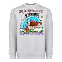 Heather Grey buy me animals malia Heavyweight Sweatshirt - MaliasSmallBusiness