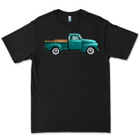 Black western truck right side view Premium Tee - FaDigitalArtStudio