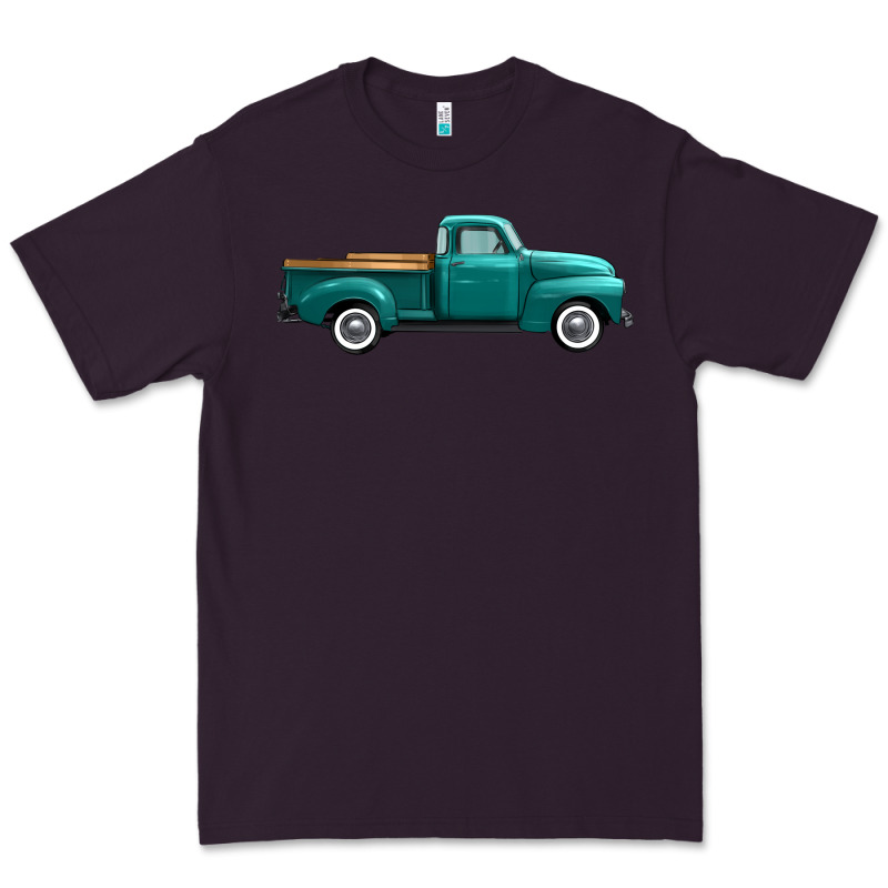 Western Truck Right Side View Premium Tee by FaDigitalArtStudio | Teevron