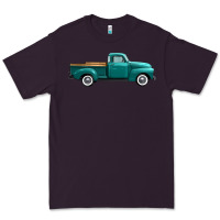 Plum western truck right side view Premium Tee - FaDigitalArtStudio