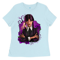 Baby Blue wednesday Ladies Tee - Zillion Design Studio