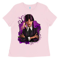 Bubblegum Pink wednesday Ladies Tee - Zillion Design Studio