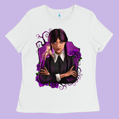 Wednesday Ladies Tee Designed By Zillion Design Studio
