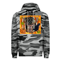 Slate Camo crow and deer hunting fall camouflage Premium Hoodie - TumblerDesignByShophia