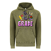 Vintage Olive Third Grade Vintage Hoodie - RanaPortraitStore