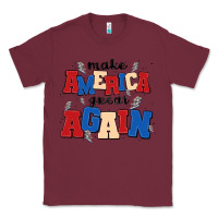 Burgundy make america great again Classic Tee - MaliasSmallBusiness