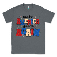 Charcoal Heather make america great again Classic Tee - MaliasSmallBusiness