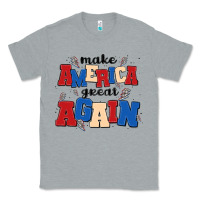Heather Grey make america great again Classic Tee - MaliasSmallBusiness
