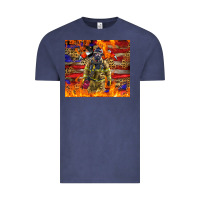 Vintage Denim Western Firefighter With American Vintage Tee - LillyAllenDesigns