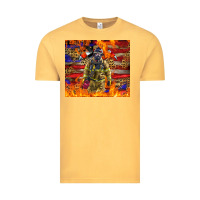 Vintage Mustard Western Firefighter With American Vintage Tee - LillyAllenDesigns