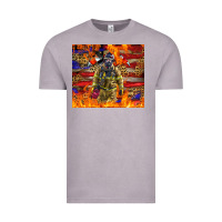 Vintage Zinc Western Firefighter With American Vintage Tee - LillyAllenDesigns