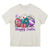 Cream happy easter eggs nurse n Heavy Core Tee - Neo Western